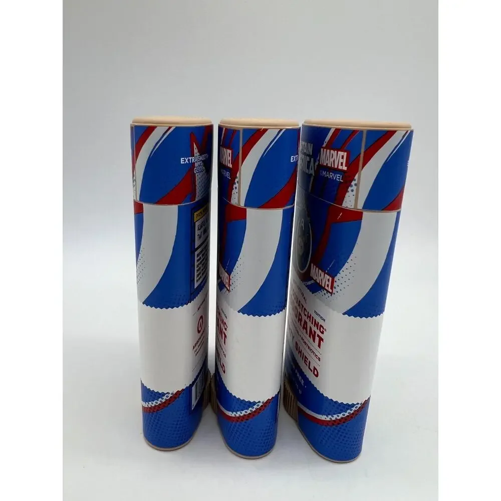 Dr Squatch Liberty Shield Deodorant Limited Edition Captain Ameriva Lot of 3